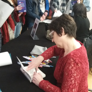 Agnès Laroche en dédicace